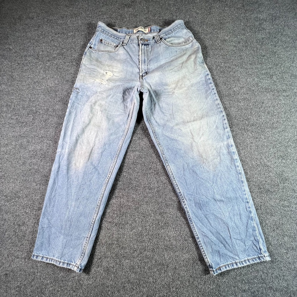 Vintage Levi's 560 Jeans Men's 34x30 Blue Denim Light Wash Distressed Streetwear